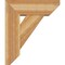 Ekena Millwork Traditional Slat Rough Sawn Bracket w/ Offset Brace, Western Red Cedar, 8"W x 22"D x 26"H BKT0806X22X26TRA06RWR - alternate 2